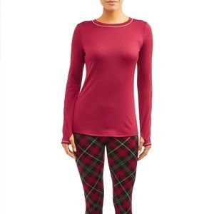 Cuddl Duds ClimateRight Brushed Jersey PJs Set